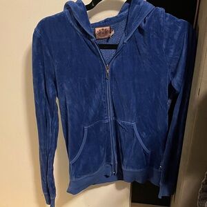 Juicy Couture Royal Blue Zip-Up Hoodie
